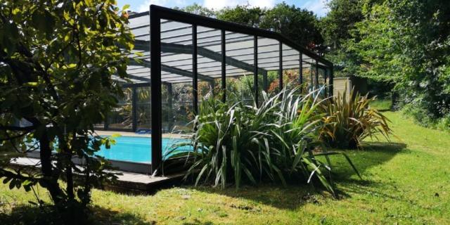 Chalet Des Fees - Piscine Crozon Buitenkant foto
