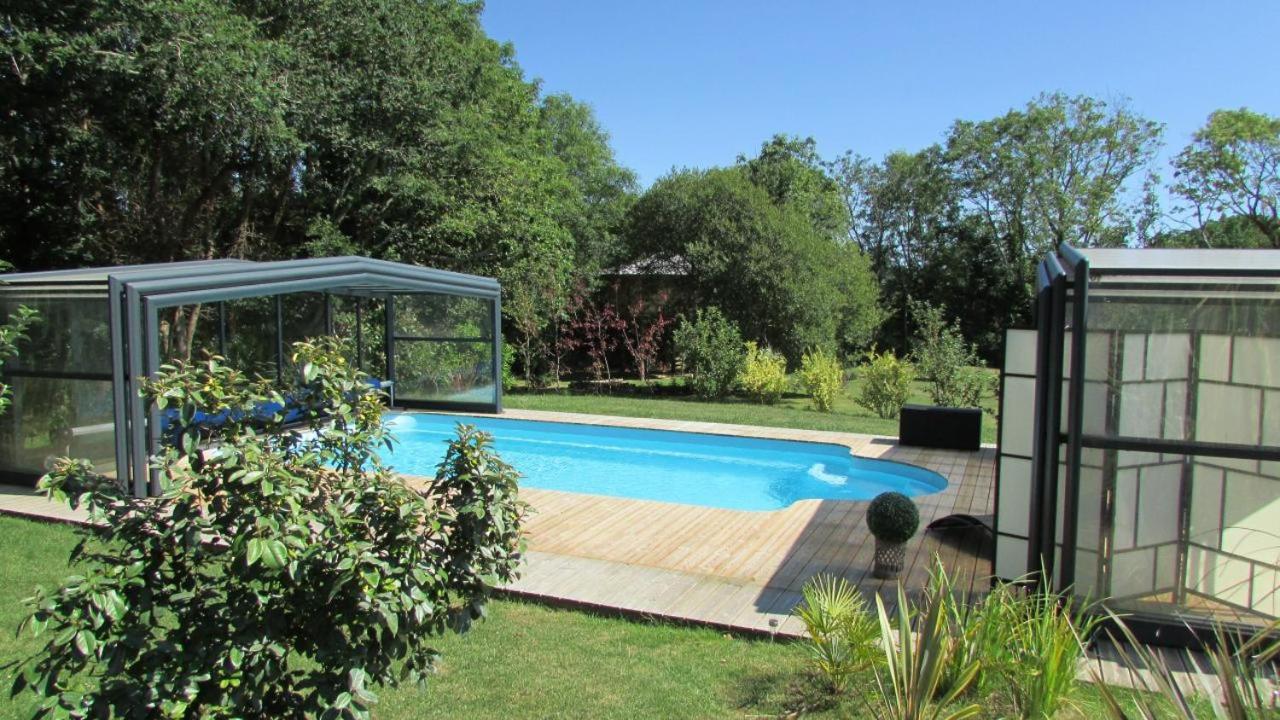 Chalet Des Fees - Piscine Crozon Buitenkant foto
