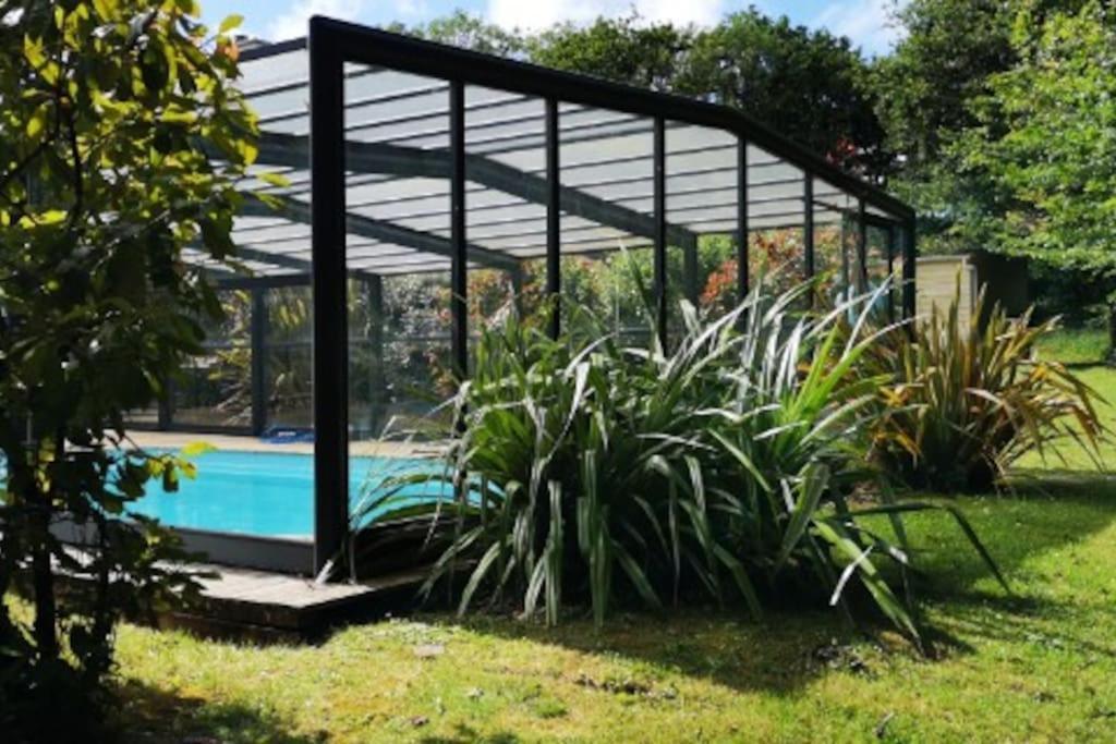 Chalet Des Fees - Piscine Crozon Buitenkant foto